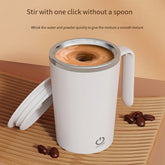 Self Stirring Coffee Mug Rechargeable Automatic Magnetic Mixing Cup ,400Ml Electric Mixing Cup Auto Mixer Cup