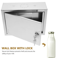 Wall Mountable Box Lock for Secure Delivery Durable Plastic Case For Delivery Storage Container Mail ganizer Case