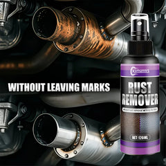 Car Rust Remover Spray for Metal Parts, Fast Rust Cleaner for Auto Body, Wheels, Tools and Chrome Surface Care