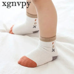 Cartoon Midtube Children's Combed Cotton Socks Boys Girls Random Pair Delivery Assorted Colors Fun Designs