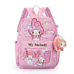 Kuromi Backpack With Coin Purse, Hello Kitty & Cinnamoroll Cartoon Schoolbag, Girl Casual Travel Commute Knapsack For Daily Use