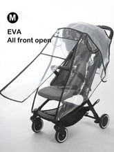 Baby stroller accessories waterproof and rainproof cover transparent windproof and dustproof opened for baby stroller raincoats