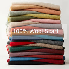 Pure Cashmere Warm Scarf Women Winter Autumn Short Tassle Wool Wrap Pashmina Shawl Cashmere Scarves for Ladies JulyPalette 100%