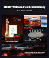 Car Electric Air Diffuser Aroma with Ambient Light,Adjustable Essential Oil Diffusers for Cars Interior Decor,Office,Home,Gift