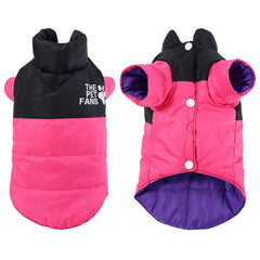 Winter Warm Dog Clothes For Small Medium Dogs Cats Windproof Reversible Puppy Jacket Coat Chihuahua Yorkshire Pug Pet Clothing