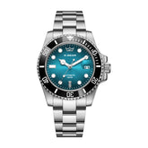 Men's Automatic Mechanical Watch – Business Luxury Style, Stainless Steel Bracelet, Water-Resistant & Luminous