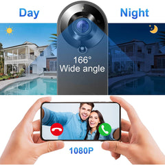 1080P Wireless Video Doorbell Camera WiFi Smart Door Bell Tuya Smart Home Security Motion Detect Night Vision Intercom Doorbell
