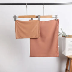 2pc/set Instant Chiffon Hijab With Modal Undercap Basic Stretchy Pullover Headscarf Outdoor Thin Breathable Sunscreen Head Wrap