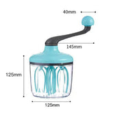 Manual Egg Beater Portable Eggs Whisk Separator Hand Cranked Cream Mixer Multi-Function Baking Tools Kitchen Mixer Accessories