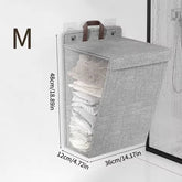 Dirty Clothes Basket Foldable Home Dormitory Multi Functional Sorting And Storage Hanging Door Wall Clothes Basket Laundry