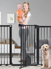 Extra Wide Interior Safety Gate, Self-Closing Interior Child/Dog Gate, Pressure Mounted Self-Closing Baby Gate for Door Openings