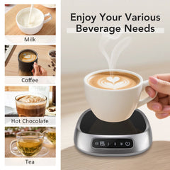Mini USB Cup Warmer Pad Coffee Mug Heating Coaster 3 Gear Setting Milk Tea Water Cup Heaters For Home Office Desk Heating Pad