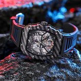 Fully automatic skeleton mechanical watch, fashionable personality, luxury hot men's watch, casual business watch