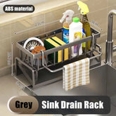 Sink Caddy Sponge Holder Sink Basket Brush Holder Dish Cloth Hanger Soap Rack Sink Stopper Holder Sponge Holder For Kitchen Sink