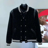 Design Men's Jackes Round Collar Bright Silk PU Laether Pacthwork Contrast Color Single Breasted Male Coats