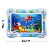 Inflatable Tummy Time Baby Play Mat Infants Water Cushion Early Education Interactive Baby Toys For Toddlers Sensory Development