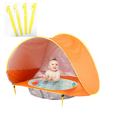 Baby Beach Tent Portable Shade Pool UV Protection Sun Shelter For Infant Outdoor Toys Child Swimming Pool Play House Tent Toys