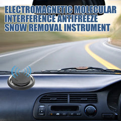 New Electromagnetic Ice Melting Deicer Molecular Portable Car Antifreeze Tools Round Solar Power Supply Snow Remover for Winter