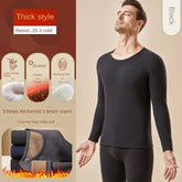 Winter Men Thermal Underwear Winter Long Thermos Underwear Sets Keep Warm for Cold Weather Base Layer Long-Sleeved Underwear