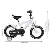 14 Inch Children's Bicycle, Student Children's Bicycle, 2-11 Year Old Children's Bicycle, High-Quality - White