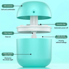Mini Portable Air Humidifier USB Atomizer Aroma Diffuser Desktop Indoor Household Mute Hydrating Air Atomization Humidifie New