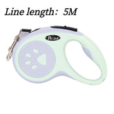 3/5M Nylon Dog Leash Automatic Retractable Durable Cat Lead Extending Puppy Walking Running Traction Roulette For Small Dogs