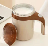 Stainless Steel Temperature Difference Coffee Mixing Cup Blender Smart Mixer Thermal Cup Automatic Self Stirring Magnetic Mug