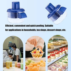 Electric Automatic Grape Peeler Machine for Home Use, Desktop Fruit Skin Peeler