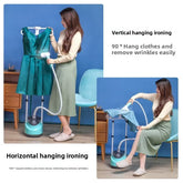 Adjustable 3-layer steam hanging ironing machine, flat ironing/hanging ironing, large capacity water tank, fast wrinkle removal
