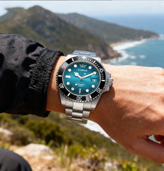 Men's Automatic Mechanical Watch – Business Luxury Style, Stainless Steel Bracelet, Water-Resistant & Luminous