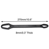 Double Ended Multifunctional Universal Wrench 8mm-22mm Self-Tightening Wrench Chrome Vanadium Steel Repair Tool