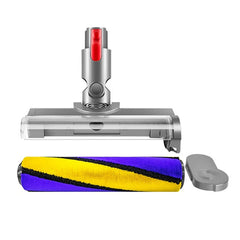 LED Floor Nozzle Brush for Dyson V7 V8 V11 V10 V15 Vacuum Cleaner Electric Brush Soft Roller Brush Replacement Parts