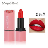 Cute Love Heart Lipstick Velvet Matte Nude Lipstick Pink Red Waterproof Lasting Lipsticks Stain Lip Balm Set Lip Tint Makeup