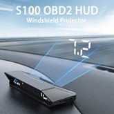 Head Up Display Projection on Glass Car Speed Windshield Projector Speedometer Alarm Electronic Accessories