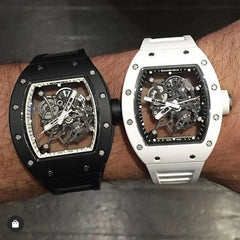 Baibing same style wine barrel hollow quartz men's watch