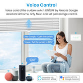 Tuya Smart Life Roller Shutter Electric Motors Touch Panel Percentage Progress Voice Control via Home Assistant Alexa