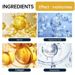 YOUNGCOME A moisturizing and moisturizing face cream containing collagen and retinol,Smoothes wrinklesSkin looks visibly younger