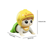 Fun electric crawling toys Early education guide crawling music learning speaking mode toys do not deliver batteries