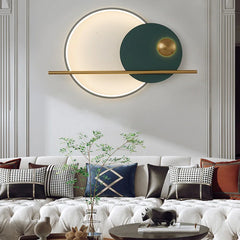 Postmodern Led Wall Lamp Living Room Sofa Background Decora Wall Light Creative Bedroom Bedside Hotel Indoor Lighting Fixtures