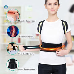Magnetic therapy posture corrector posture corset shoulder support belt men and women braces and support belt shoulder posture
