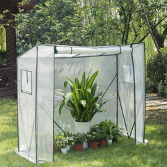 WOLTU Polythene Greenhouse PE Semi-Transparent Flower Plants Gardening Outdoor Tarpaulin Waterproof Multi-Purpose Plant House