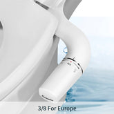 Right/Left Hand Toitet Bidet Sprayer Non-Electric Dual Nozzle Bidet Toilet Seat Hygienic Shower For Bathroom Accessories