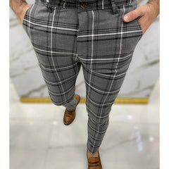 Men Casual Pants Formal Social Pencil Pants For Men's Business Office Workers Wedding Straight Suit Pants Hot Sale Streetwear X