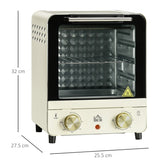 15L Mini Oven Countertop Oven and Grill with 60-230℃ Adjustable Temperature