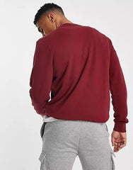 Mens Sweatshirt Nautica Brand Mens Sweatshirt Maroon Colour