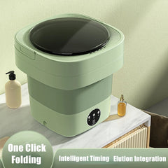 Mini Foldable Washing Machine Portable Mini Socks Underwear Panties Washing Machine Big Capacity 3 Models with Spinning Dry Gadgets