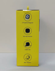 Budi Brand Car Phone Holder Magnetic Car Moont Holder 360• Bendable Powerful Magnetic Car Phone Holder