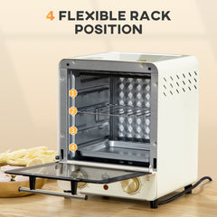 15L Mini Oven Countertop Oven and Grill with 60-230℃ Adjustable Temperature