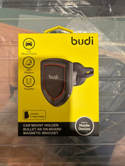 Budi Magnetic Universal Car Mount Air Vent  Accurate Lock the Phone BULLET AN ON-BOARD MAGNETIC BRACKET