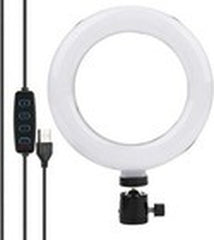 LED Ring Light Youtube Tiktok Makeup Video Phone Selfie with Phone Holder